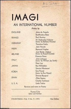 Imagi. An International Number. Fourteen, Vol 5, No 3, 1951. Thomas Cole.