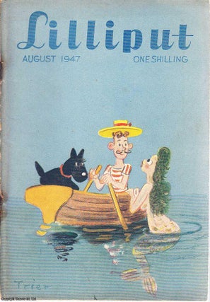 Item #361194 Lilliput Magazine. August 1947. Vol.21 no.2 Issue no.122. Ronald Searle colour...