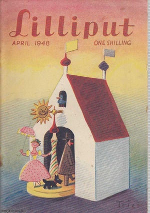 Item #361202 Lilliput Magazine. April 1948. Vol.22 no.4 Issue No.130. Marie Louencin colour...