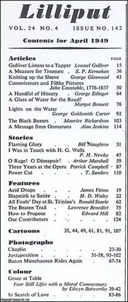 Lilliput Magazine. April 1949. Vol.24 no.4 Issue no.142. Ronald Searle St Trinian drawings, Bill Naughton story, Maurice Richardson article, and other pieces.