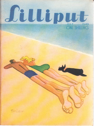 Lilliput Magazine. July 1949. Vol.25 no.1 Issue no.145. Ronald Searle drawings, Bill Naughton story, and other pieces.