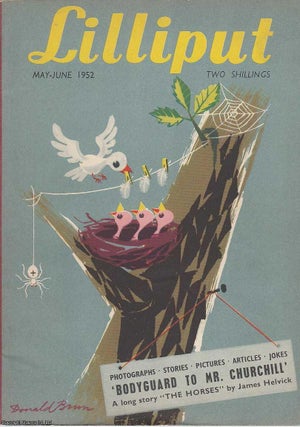 Item #361252 Lilliput Magazine. May-June 1952. Vol.30 no.5 Issue no.180. Ronald Searle drawings,...