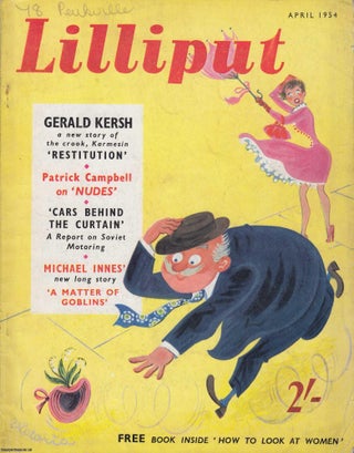 Item #361274 Lilliput Magazine. April 1954. Vol.34 no.4 Issue no.202. Frank Bellamy drawings,...