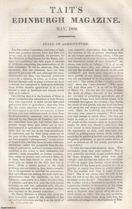 Item #361321 State of Agriculture; the Starvation Committee. An original article from Tait's...