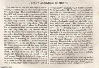 Item #361345 Jesse's Angler's Rambles. An original article from Tait's Edinburgh Magazine, 1836....