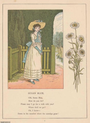 Item #361741 Marigold Garden. Susan Blue, with rhyme. An original Kate Greenaway colour print,...