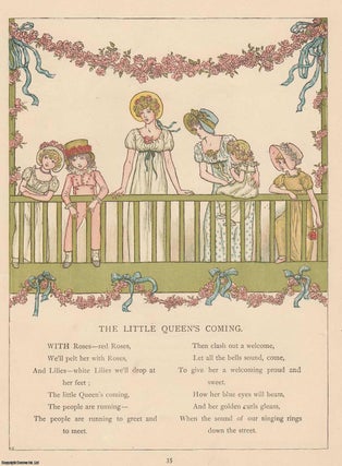 Item #361743 Marigold Garden. The Little Queen's Coming, with rhyme. An original Kate Greenaway...