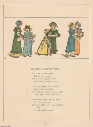 Item #361744 Marigold Garden. Mammas and Babies, with rhyme. An original Kate Greenaway colour...