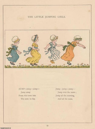 Item #361748 Marigold Garden. The Little Jumping Girls, with rhyme. An original Kate Greenaway...