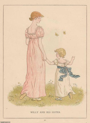 Item #361751 Marigold Garden. Willy and His Sister. An original Kate Greenaway colour print,...
