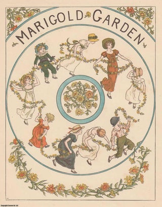 Item #361753 Marigold Garden by Kate Greenaway. Decorative Title Page. An original Kate Greenaway...