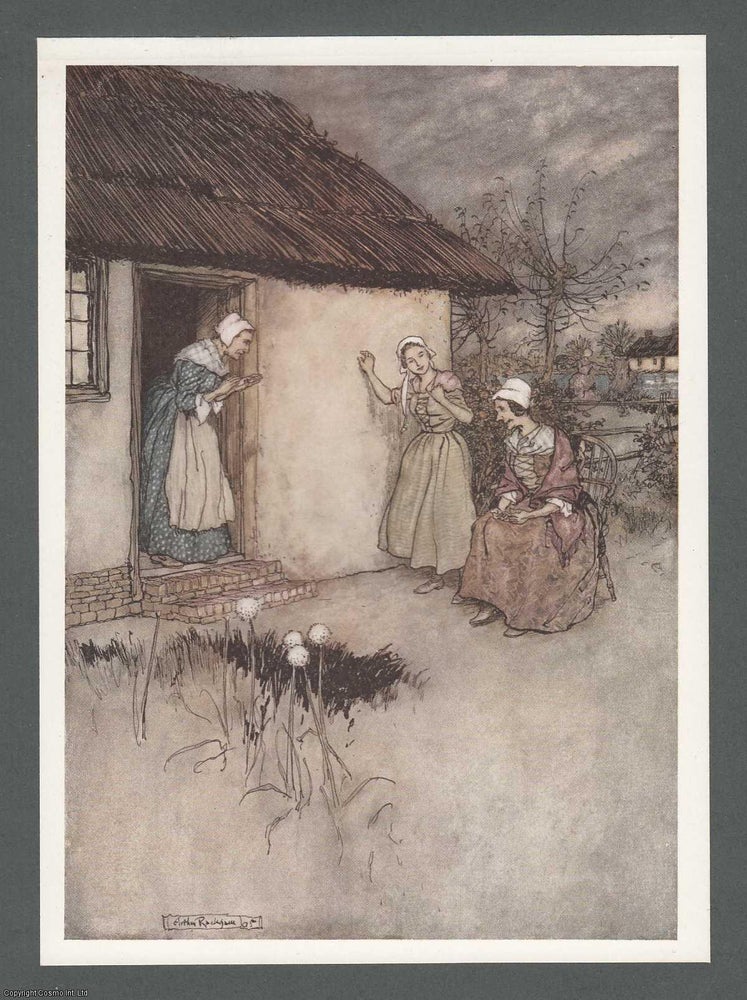 Item #361776 Arthur Rackham: The Good Wives of the village never failed in their evening...