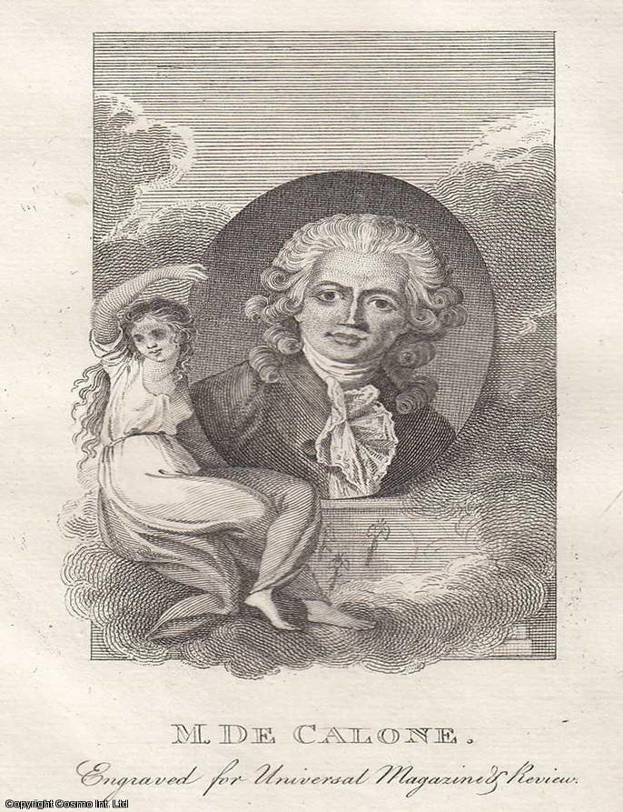 Item #361787 Portrait of Charles Alexandre de Calonne, French statesman, best known for his...