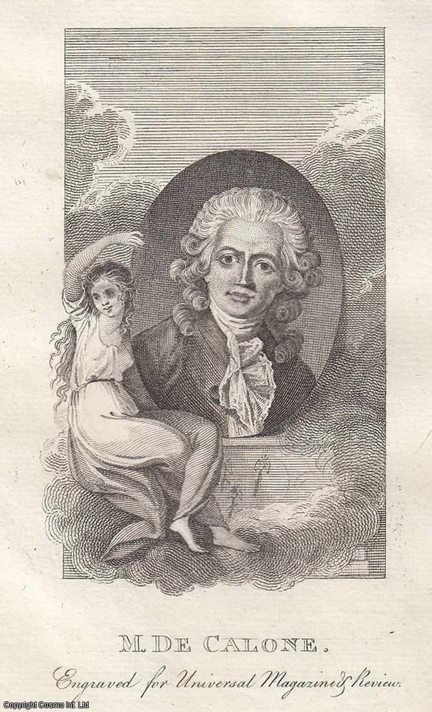 Item #361787 Portrait of Charles Alexandre de Calonne, French statesman, best known for his...