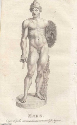 Item #361820 Mars, the Son of Juno. An attractive original copper engraving from 1791, image size...