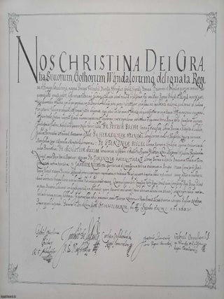 The Autographic Mirror, 1864 : Earl St Vincent; Christina, Queen of Sweden, and her Ministers;. Navarre King of France.