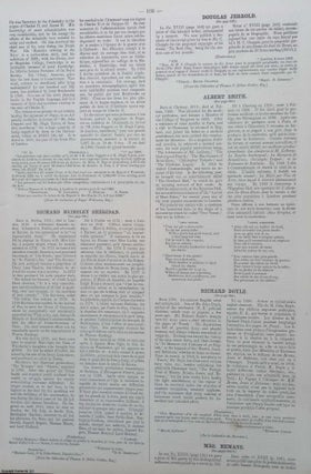 The Autographic Mirror, 1864 : Richard Brinsley Sheridan; Isaac Disraeli; Mary Queen of Scots, Queen Elizabeth; and numerous others facsimile letters and autographs. Autographs of Illustrious & Distinguished Men of Past and Present Times.