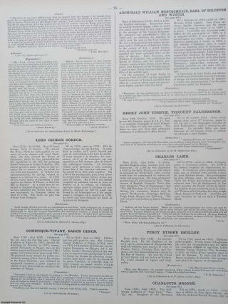 The Autographic Mirror, 1864 : William Hogarth; John Bright; Richard Cobden; Henry VIII; and numerous others facsimile letters and autographs. Autographs of Illustrious & Distinguished Men of Past and Present Times.