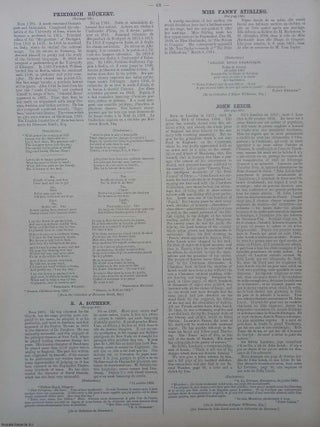 The Autographic Mirror, 1864 : Louis XIV; Voltaire; Rousseau; Queen Anne; Lord Byron; and numerous others facsimile letters and autographs. Autographs of Illustrious & Distinguished Men of Past and Present Times.