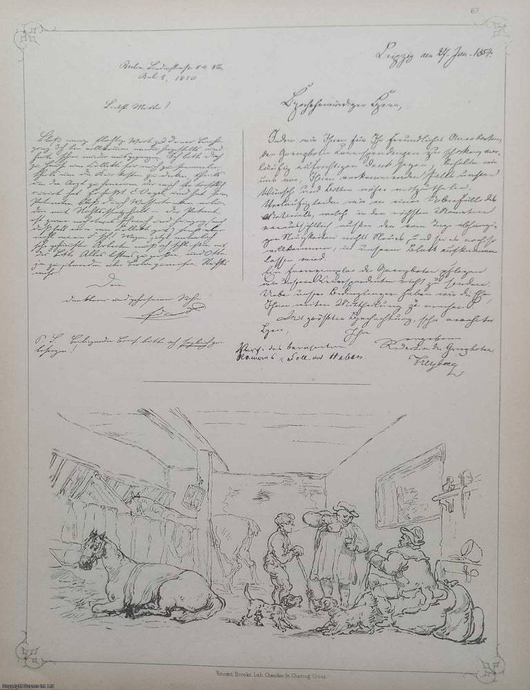 Item #361897 The Autographic Mirror, 1864 : Lord Bacon; Robespierre; Gustave Freytag; Rowlandson; and numerous others facsimile letters and autographs. Autographs of Illustrious & Distinguished Men of Past and Present Times. Rowlandson Robespierre, Others : HISTORIC SIGNATURES.