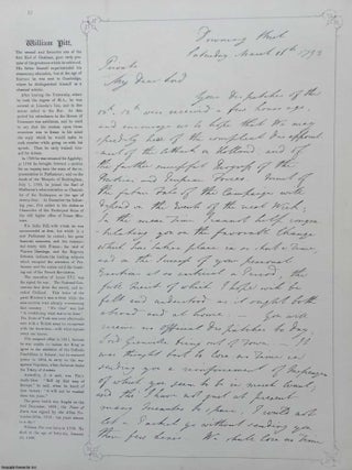 The Autographic Mirror, 1864 : William Pitt; James I; Edward Gibbon; Lord Byron; George IV; and numerous others facsimile letters and autographs. Autographs of Illustrious & Distinguished Men of Past and Present Times.