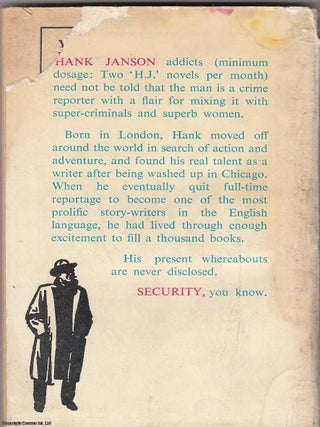 Hank Janson : Secret Session.