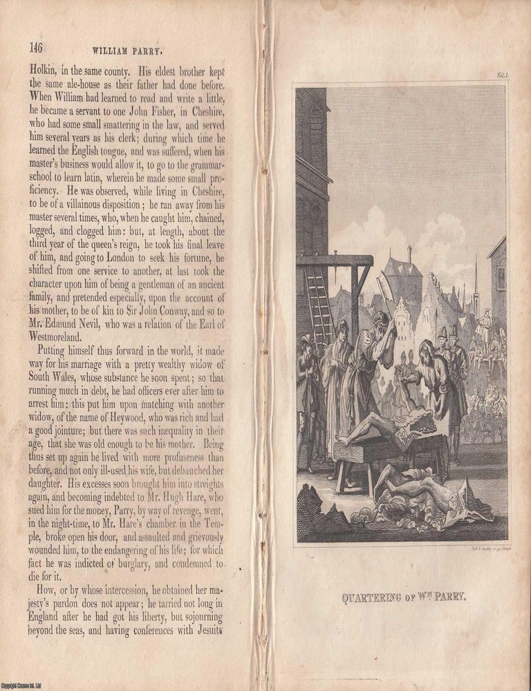 Item #362585 A Plot Against the Throne: The Trial of William Parry for High Treason, 1584. An...