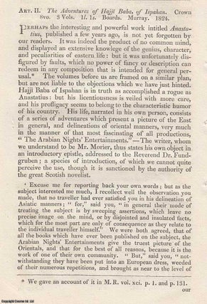 Item #362674 The Adventures of Hajji Baba, of Ispahan. Published 1824. An original article from...