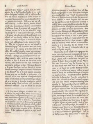 Review: Tracts on Ireland, including Plunkett's Speech and Related Pamphlets. An article. TRACTS ON IRELAND 1822.