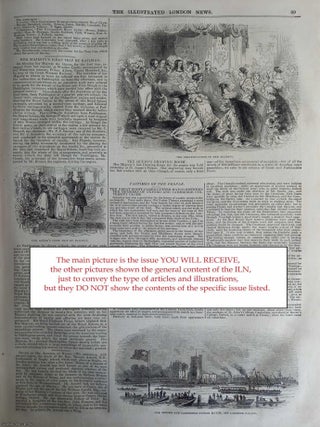 ILN 1842 : Smithfield Sheep & Pig Show; Great Wall of China; Moore's Cottage, Mayfield, Staffordshire; Duke of Buckingham; All contained in a COMPLETE original issue of The Illustrated London News. Issue No 31, December 10, 1842. A rare, original issue from The Illustrated London News, carefully removed and preserved : an important artifact of journalism's golden age!