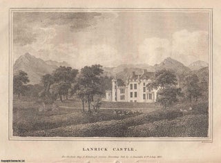 Item #362889 Lanrick Castle. An original item from the Scots Magazine, 1817. ENGRAVING