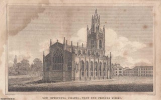 Item #362894 New Episcopal Chapel, West End Princes Street, Edinburgh. An original item from the...
