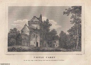 Item #362902 Castle Carey, near Falkirk. An original item from the Scots Magazine, 1813. ENGRAVING