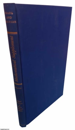 Trade and Welfare Mathematical Supplement. The Theory of International Economic Policy, Volume Two. Published by Oxford University Press 1955.