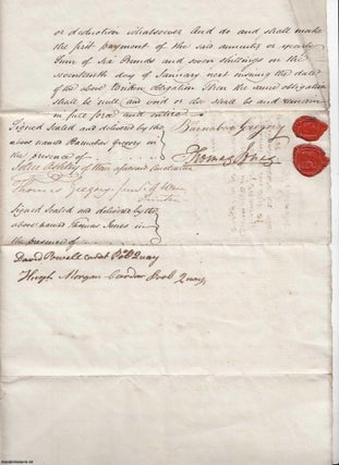 1826, Wem Shropshire : A pair of manuscript documents regarding. Shropshire Interest.