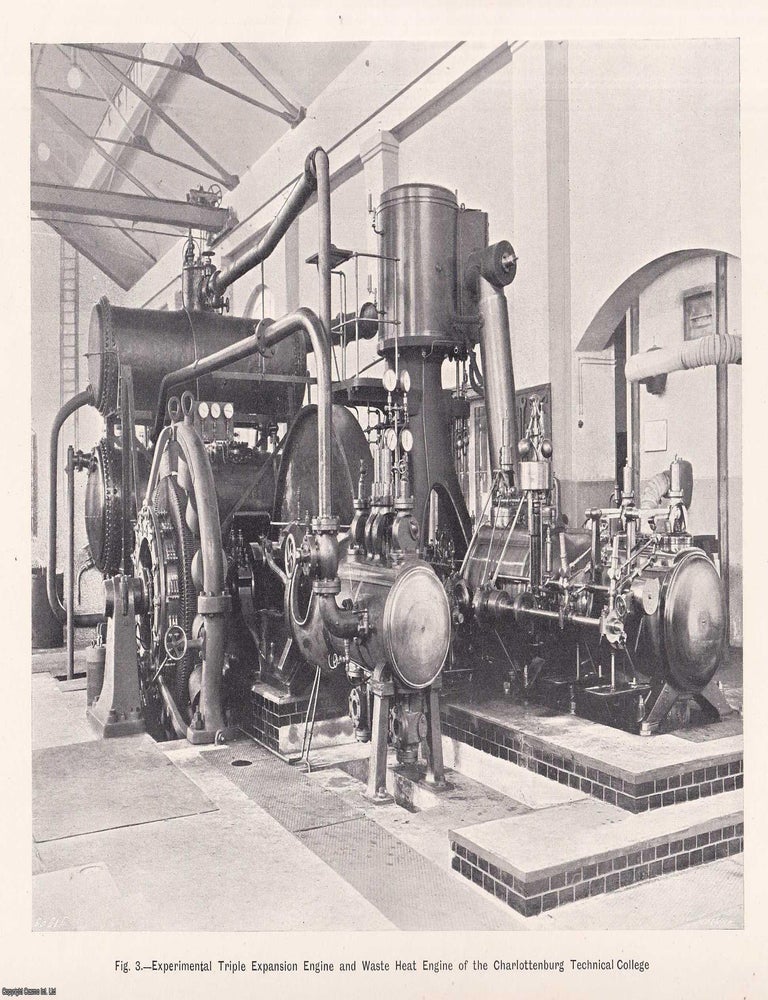 Item #363468 The Waste Heat Engine. An original article from Engineering, 1901. ENGINEERING