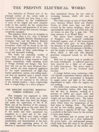 The Preston Electrical Works. An original article from Engineering, 1902.