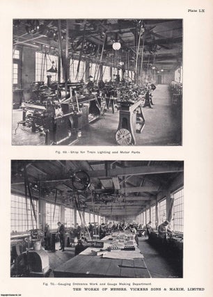 Item #363486 The Stellite Works at Birmingham. The Works of Messrs. Vickers Sons and Maxim,...