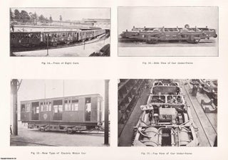 Item #363501 The Paris Metropolitan Electric Railway. 1903 Publ. An original article from...