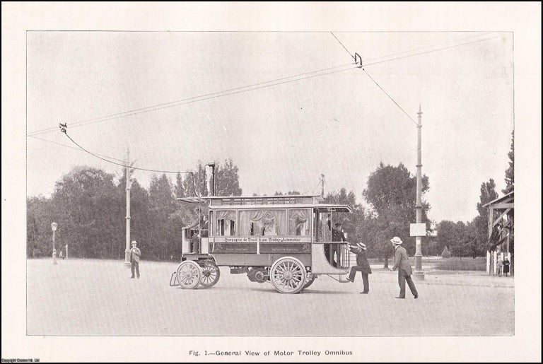 Item #363509 The Trolley Omnibus. An original article from Engineering, 1903. ENGINEERING