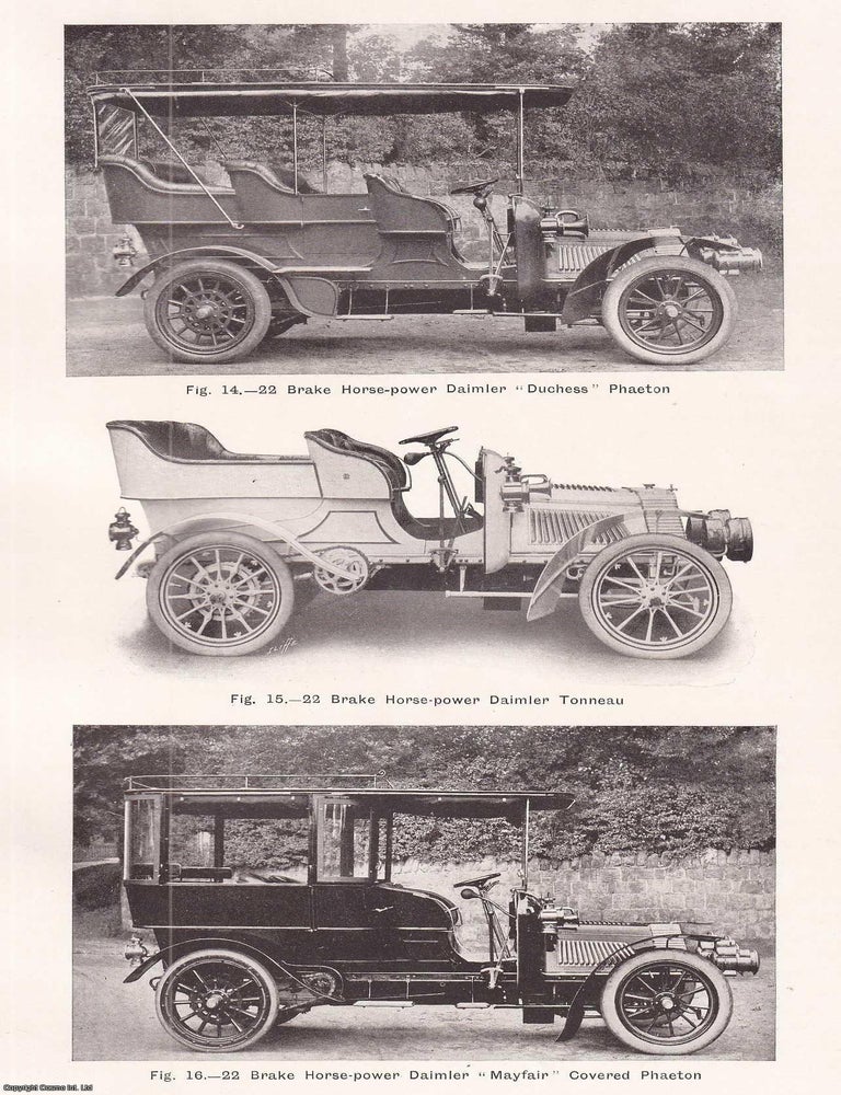 Item #363515 The Daimler Motor Company. An original article from Engineering, 1904. ENGINEERING