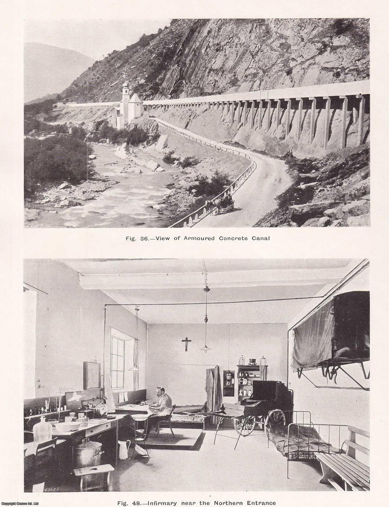 Item #363517 The Simplon Tunnel. An original article from Engineering, 1904. ENGINEERING