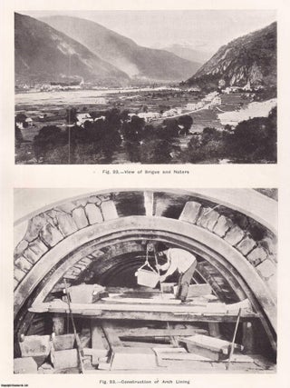 The Simplon Tunnel. An original article from Engineering, 1904.