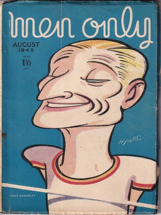 Lord Burghley, colour cover illustration by Edward S. Hynes. Men Only Incorporating The Strand. Edward S. Hynes.