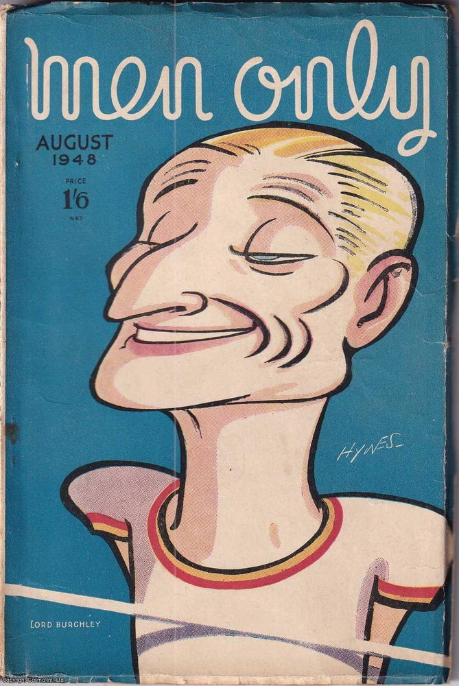 Item #363527 Lord Burghley, colour cover illustration by Edward S. Hynes. Men Only Incorporating...
