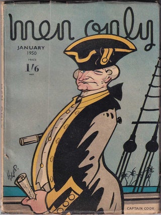 Captain Cook, colour cover illustration by Edward S. Hynes. Men Only Incorporating The Strand. Edward S. Hynes.