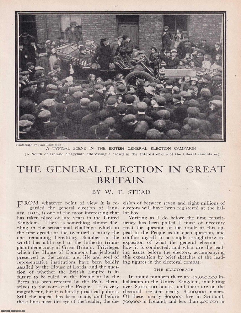 Item #363824 Britain Votes Again: The General Election of January 1910. Written by W.T. Stead,...