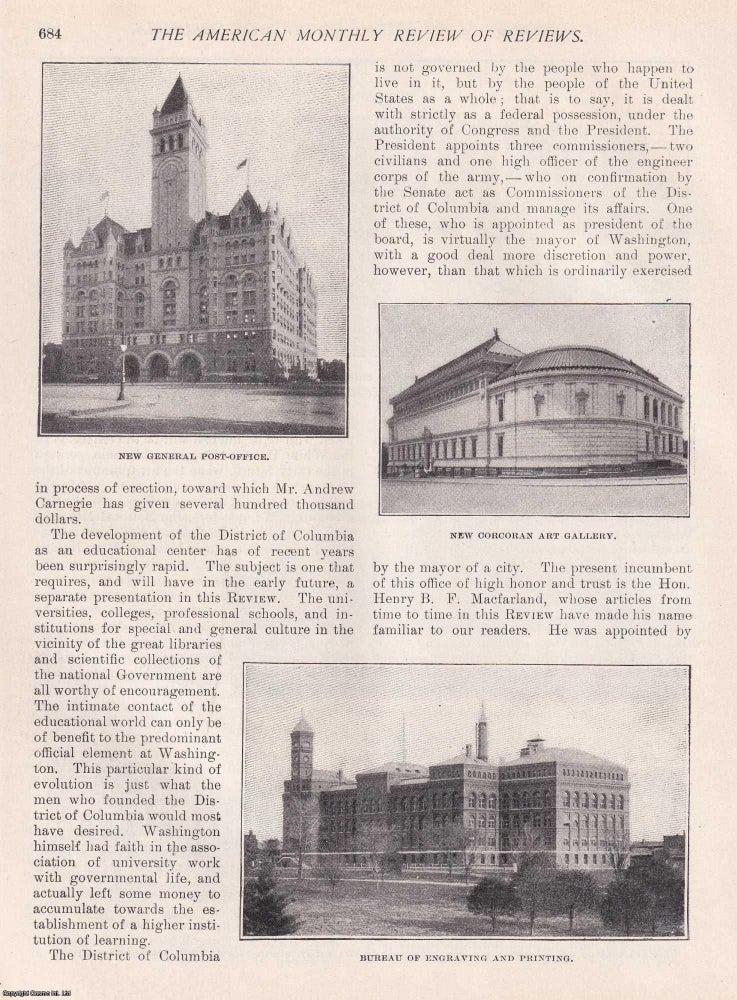 Item #363850 A Century of the District of Columbia: The Federal City at One Hundred. Written by...