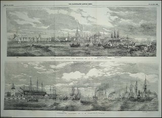 Kiel, and Copenhagen, sketched by J.W. Carmichael. An original print. CRIMEAN WAR.