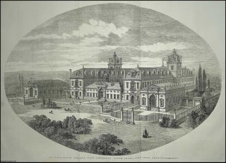 Item #363954 Wellington College, near Sandhurst. South Front. John Shaw, Architect. An original...